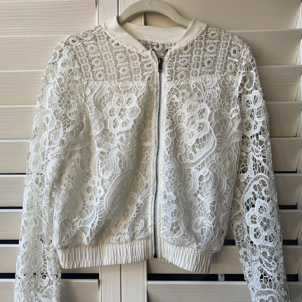 Miss Me White lace jacket